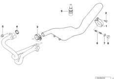 Pièces d'échappement avec fixation