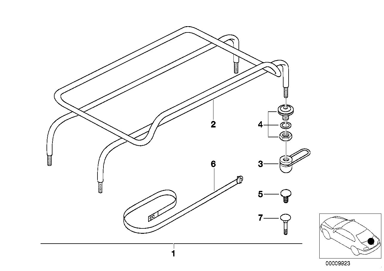 Heckklappenträger Z3