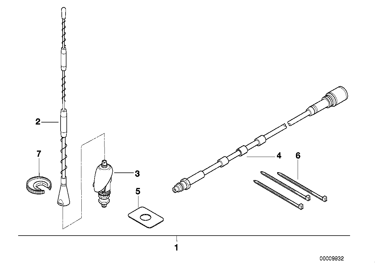 Kompletteringssats sidoantenn